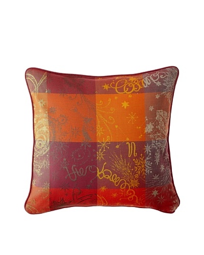 Garnier-Thiebaut Mille Couleurs Red Cushion