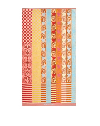 Garnier-Thiebaut Graphic Beach Towel [Coral]