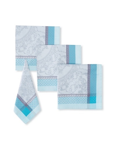 Garnier-Thiebaut Set of 4 Flanerie Napkins, Givre