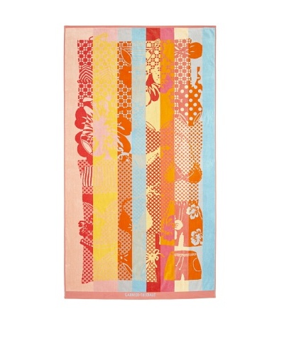 Garnier-Thiebaut Splash Beach Towel [Coral]