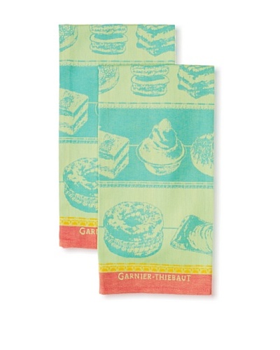 Garnier Thiebaut Set of 2 Patisserie Tutti Frutti Kitchen Towels