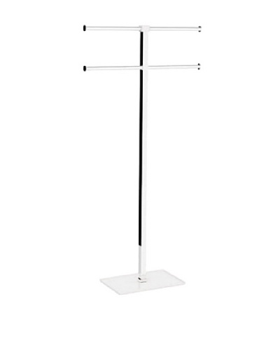 Gedy by Nameek's Floor Standing Towel Rack, White