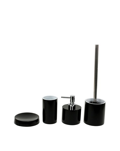 Gedy by Nameeks Piccollo Bathroom Accessory Set, BlackAs You See