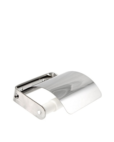 Gedy by Nameek's Ascot Collection Wall-Mountable Toilet Paper Holder with Cover, Polished Chrome