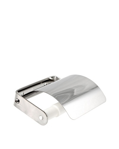 Gedy by Nameek’s Ascot Collection Wall-Mountable Toilet Paper Holder with Cover, Polished Chrome