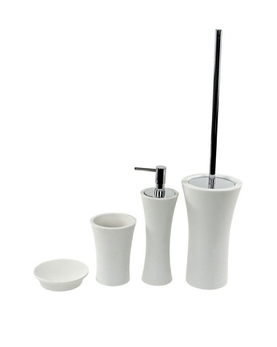 Gedy by Nameeks Flaca Bathroom Accessory Set, WhiteAs You See