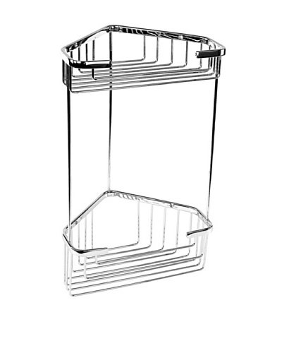 Gedy by Nameek’s Wire Corner Double Shower Basket