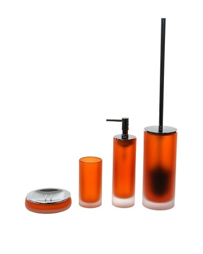 Gedy by Nameeks Baltic Bathroom Accessory Set, Orange