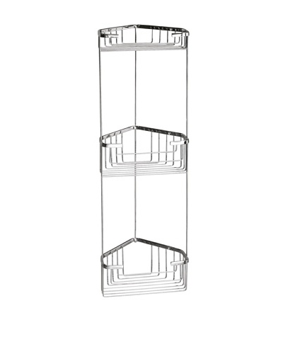 Gedy by Nameek’s Wire Corner Triple Shower Basket