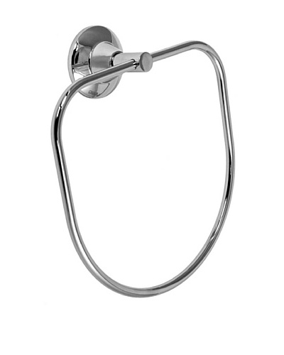 Gedy by Nameek's Ascot Collection Wall-Mountable Towel Ring, Polished Chrome