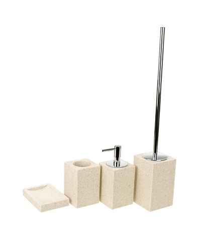 Gedy by Nameeks Oleandro Bathroom Accessory Set, Sand