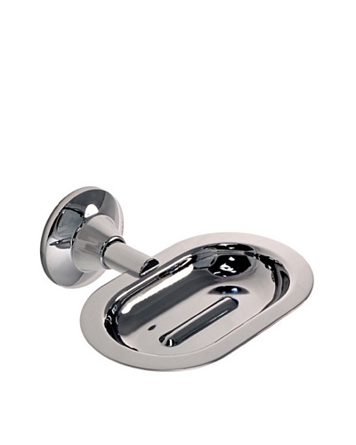 Gedy by Nameek's Ascot Collection Wall-Mountable Chrome Soap Dish, Polished Chrome