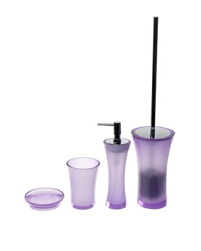 Gedy by Nameeks Flaca Bathroom Accessory Set, PurpleAs You See