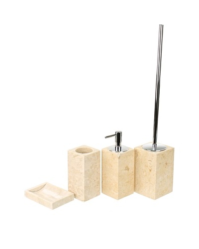 Gedy by Nameeks Claudia Bathroom Accessory Set, Beige