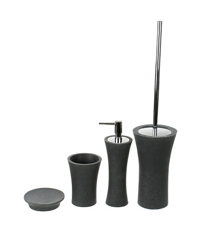 Gedy by Nameeks Flaca Bathroom Accessory Set, BlackAs You See