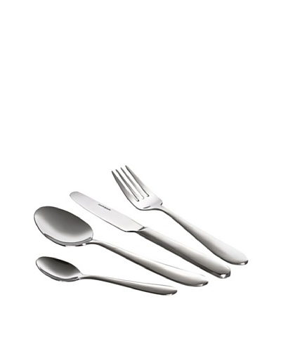 Gela Global 24-Piece Athena Stainless Steel Flatware Set, Stainless