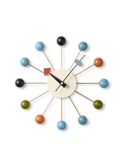 George Nelson Atomic Ball Wall Clock [Multi]