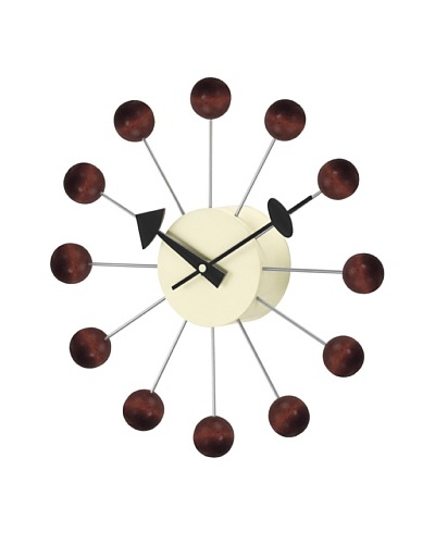 George Nelson Ball Clock, Walnut