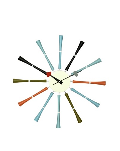 George Nelson Multicolor Spindle  ClockAs You See