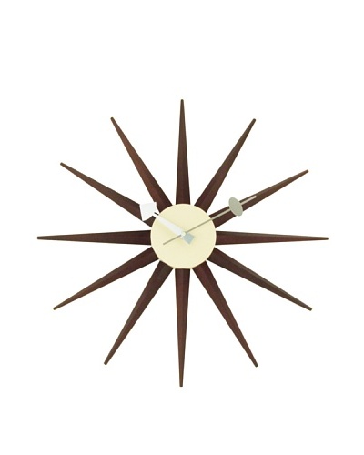 George Nelson Classic Wooden Sunburst Clock