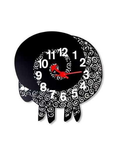 George Nelson Zoo Timer Ram Wall Clock, Black