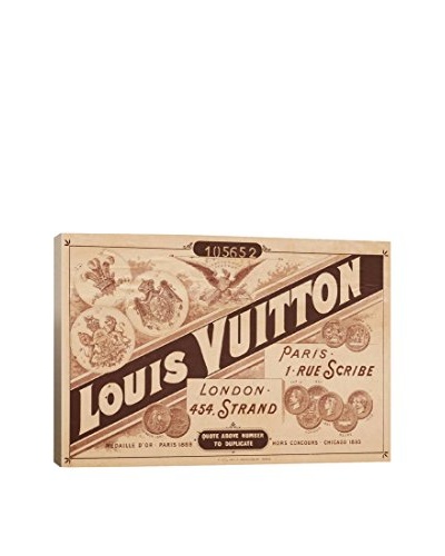 Ginger Vintage Louis Vuitton Advertisement 2 Giclée on Canvas