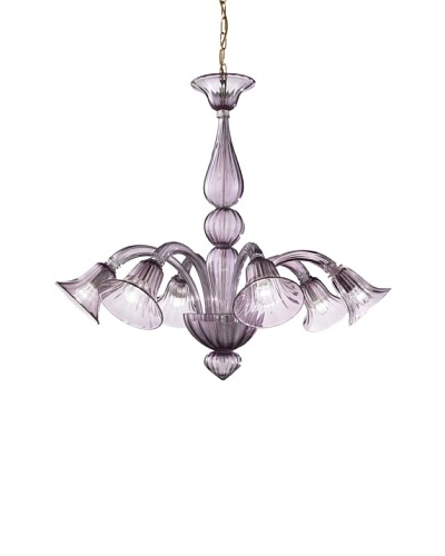 Glass of Venice Serenissima Chandelier, Amethyst