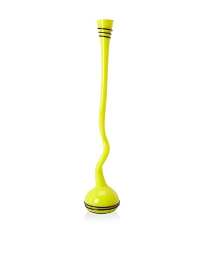 Twister Yellow & Black Wires 39.5 Vase