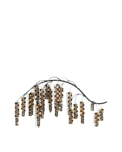 Global Views Brass Wisteria Branch Wall Hanging, Right