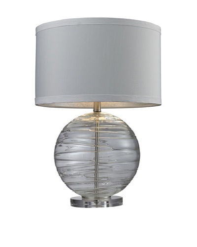 HGTV Home Mouth Blown Glass Table Lamp
