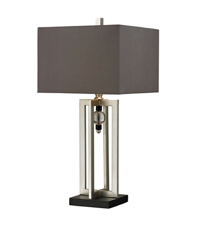 HGTV Home Silver Leaf Table Lamp