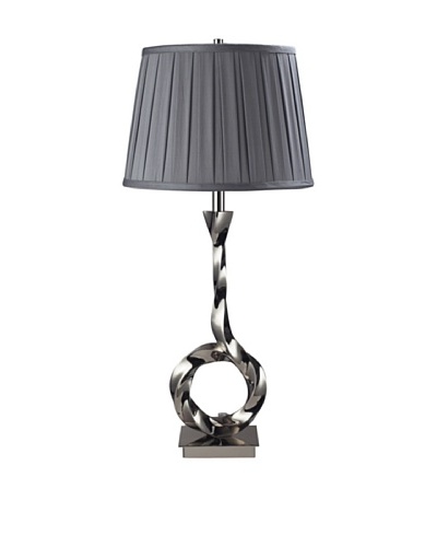 Dimond Lighting Blackstone Avenue Table Lamp, Polished Nickel