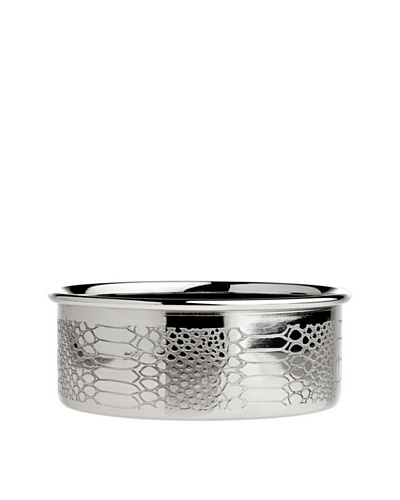 Godinger Croco Design Bottle Coaster, Silver