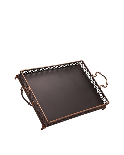 Godinger Hanover Copper Gallery Tray