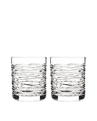 Godinger Set of 2 Dimensions Double Old Fashioned Glasses