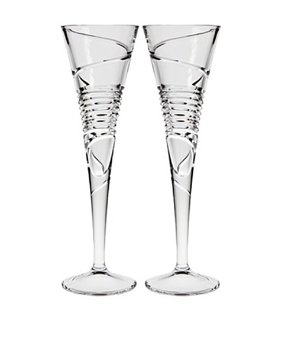 Godinger Set of 2 Spirale Toasting Flutes