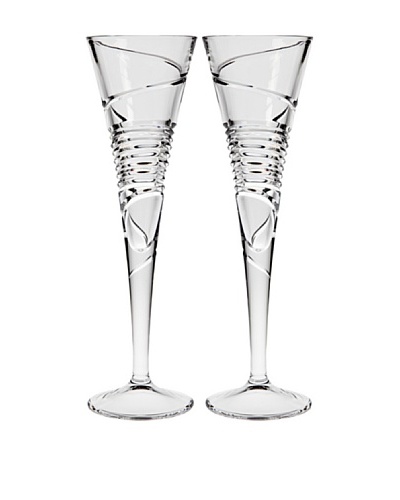 Godinger Set of 2 Spirale Toasting Flutes