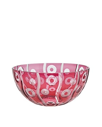 Godinger Large Deco Ruby Bowl