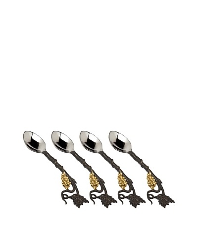 Godinger Set of 4 La Vigna Dessert Spoons