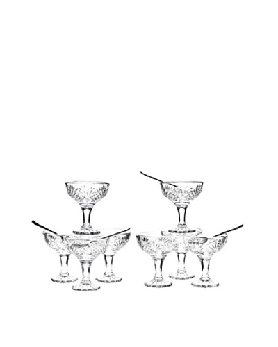 Godinger 16-Piece Dublin Taster’s Coupe Set, Clear