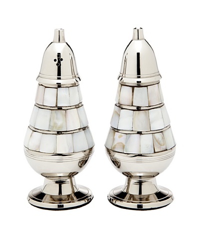 Godinger Mother Of Pearl Salt & Pepper Shakers