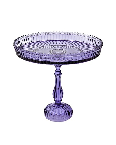 Godinger Victoria Footed Compote, Amethyst