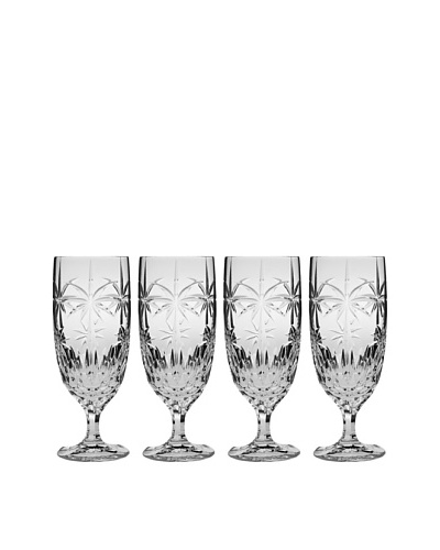Godinger Set of 4 Palm Iced Tea Glasses