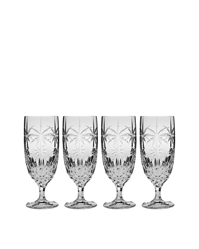 Godinger Set of 4 Palm Iced Tea Glasses