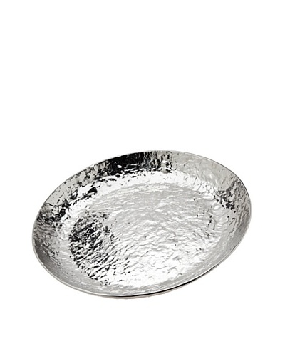 Godinger Lava Round Platter, Silver