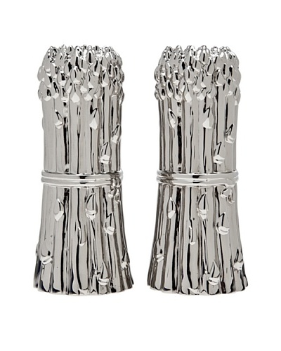 Godinger Asparagus Salt & Pepper Shakers, Silver