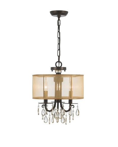 Gold Coast Lighting English Bronze 3-Light Chandelier