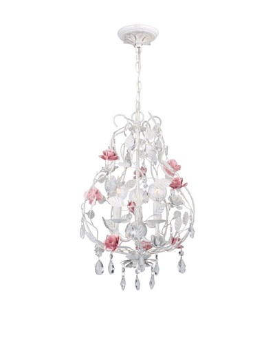 Gold Coast Lighting Rose & Crystal Chandelier