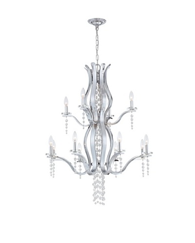 Gold Coast Lighting Polished Chrome Chandelier