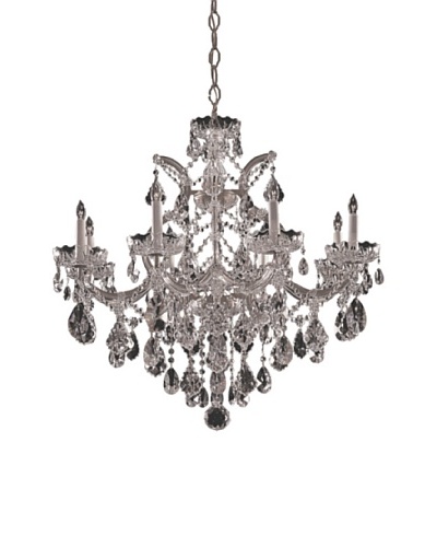 Gold Coast Lighting  Chandelier Draped in Hand Cut Crystal